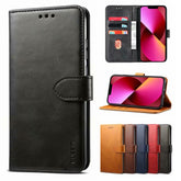 GUSSIM Business Style Horizontal Flip Leather Case with Holder & Card Slots & Wallet, For iPhone 13, For iPhone 13 Pro, For iPhone 13 Pro Max