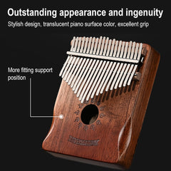 21 Tone Acacia Wood Thumb Piano Kalimba Musical Instruments