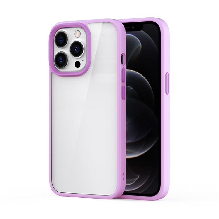 Ming Shield Hybrid Frosted Transparent PC + TPU Scratchproof Shockproof Case, For iPhone 13 Pro Max Ming Shield Hybrid Frosted Transparent PC + TPU Scratchproof Shockproof Case, For iPhone 13 Pro Max