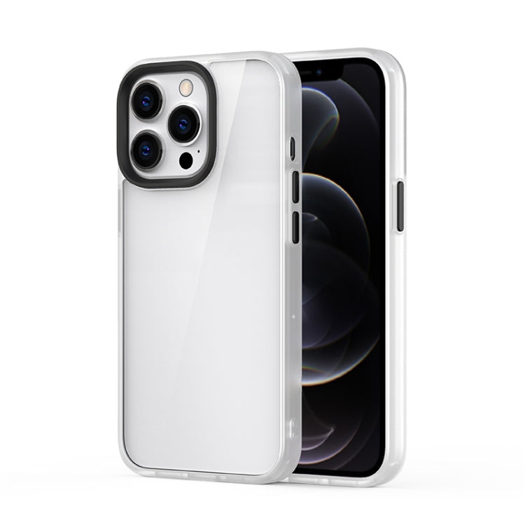 Ming Shield Hybrid Frosted Transparent PC + TPU Scratchproof Shockproof Case, For iPhone 13 Pro Max Ming Shield Hybrid Frosted Transparent PC + TPU Scratchproof Shockproof Case, For iPhone 13 Pro Max