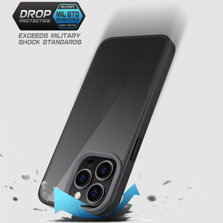 Ming Shield Hybrid Frosted Transparent PC + TPU Scratchproof Shockproof Case, For iPhone 13 Pro Max Ming Shield Hybrid Frosted Transparent PC + TPU Scratchproof Shockproof Case, For iPhone 13 Pro Max