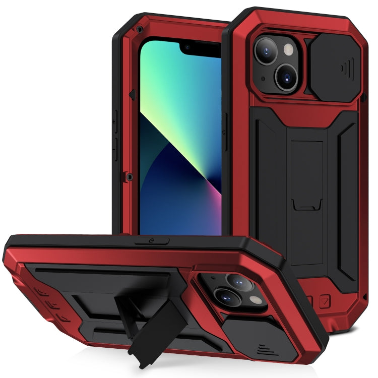 R-JUST Sliding Camera Shockproof Waterproof Dust-proof Metal + Silicone Protective Case with Holder, For iPhone 13 mini, For iPhone 13, For iPhone 13 Pro, For iPhone 13 Pro Max R-JUST Sliding Camera Shockproof Waterproof Dust-proof Metal + Silicone Protective Case with Holder, For iPhone 13 mini, For iPhone 13, For iPhone 13 Pro, For iPhone 13 Pro Max