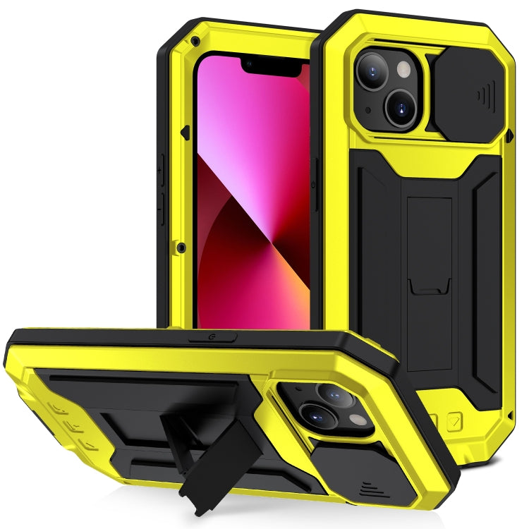 R-JUST Sliding Camera Shockproof Waterproof Dust-proof Metal + Silicone Protective Case with Holder, For iPhone 13 mini, For iPhone 13, For iPhone 13 Pro, For iPhone 13 Pro Max R-JUST Sliding Camera Shockproof Waterproof Dust-proof Metal + Silicone Protective Case with Holder, For iPhone 13 mini, For iPhone 13, For iPhone 13 Pro, For iPhone 13 Pro Max