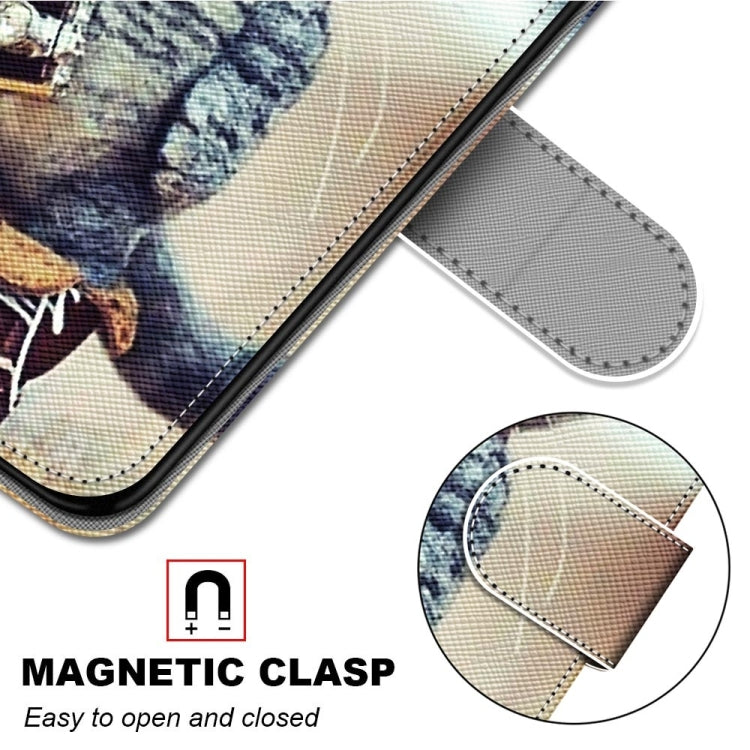 Coloured Drawing Cross Texture Horizontal Flip PU Leather Case with Holder & Card Slots & Wallet & Lanyard, For iPhone 13 Pro Max Coloured Drawing Cross Texture Horizontal Flip PU Leather Case with Holder & Card Slots & Wallet & Lanyard, For iPhone 13 Pro Max