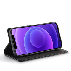 LC.IMEEKE Carbonfaser-PU + TPU-Horizontal-Flip-Lederhülle mit Halter & Kartensteckplatz & Geldbörse, für iPhone 13 Mini, für iPhone 13, für iPhone 13 Pro, für iPhone 13 Pro Max