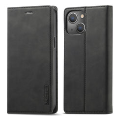LC.IMEEKE - Funda de piel sintética con tapa horizontal y cierre magnético resistente de TPU mate con ranuras para tarjetas y billetera, para iPhone 13 mini, iPhone 13, iPhone 13 Pro, iPhone 13 Pro Max