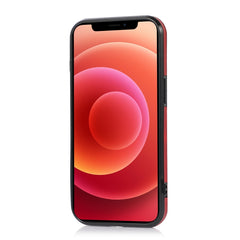 Magnetische Kartentasche mit Kalbstextur, stoßfeste PU-Hülle mit Halter und Kartenfach, für iPhone 13 mini, für iPhone 13, für iPhone 13 Pro, für iPhone 13 Pro Max