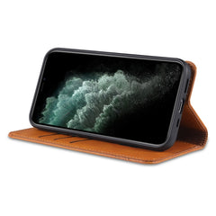 AZNS Magnetische horizontale Klapphülle aus Leder mit Kalbslederstruktur, Kartenfächern, Halter und Geldbörse, für iPhone 13 mini, für iPhone 13, für iPhone 13 Pro, für iPhone 13 Pro Max