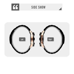 SKMEI 9192 Men Calendar Timing Stainless Steel Belt Luminous Quartz Watch