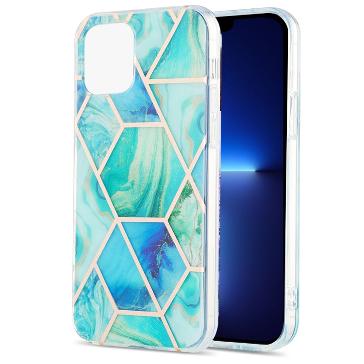 Electroplating Splicing Marble Flower Pattern Dual-side IMD TPU Shockproof Case, For iPhone 13 mini, For iPhone 13, For iPhone 13 Pro, For iPhone 13 Pro Max Electroplating Splicing Marble Flower Pattern Dual-side IMD TPU Shockproof Case, For iPhone 13 mini, For iPhone 13, For iPhone 13 Pro, For iPhone 13 Pro Max