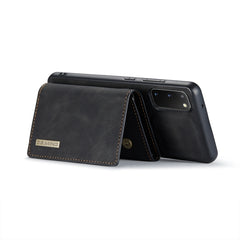 DG.MING M1 Series 3-Fold Multi Card Wallet Back Cover Shockproof Case with Holder Function, For Samsung Galaxy S20