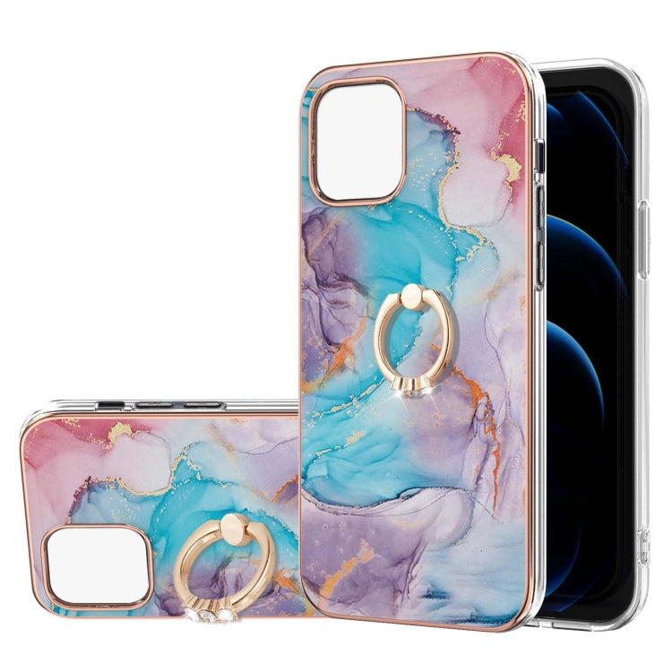 Electroplating Pattern IMD TPU Shockproof Case with Rhinestone Ring Holder, For iPhone 13 mini, For iPhone 13, For iPhone 13 Pro, For iPhone 13 Pro Max Electroplating Pattern IMD TPU Shockproof Case with Rhinestone Ring Holder, For iPhone 13 mini, For iPhone 13, For iPhone 13 Pro, For iPhone 13 Pro Max