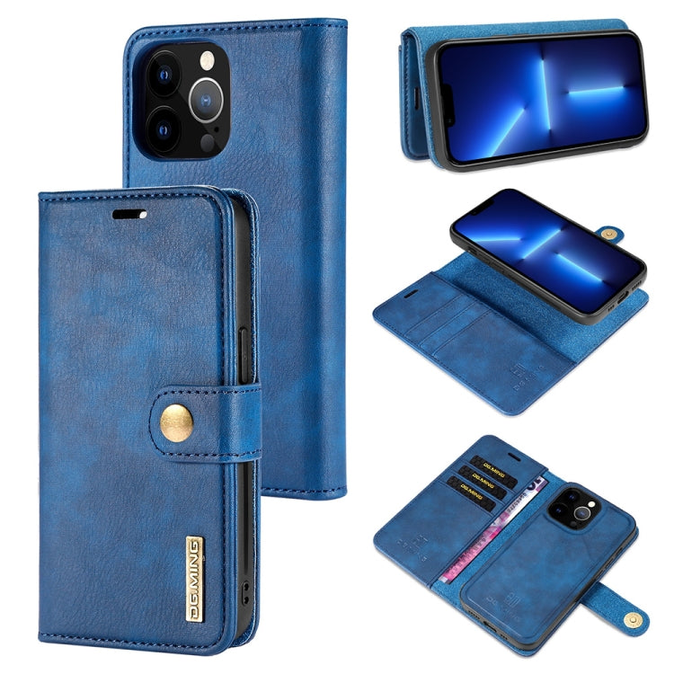DG.MING Crazy Horse Texture Flip Funda de cuero magnética desmontable con soporte, ranuras para tarjetas y billetera, para iPhone 13 mini, para iPhone 13, para iPhone 13 Pro, para iPhone 13 Pro Max DG.MING Crazy Horse Texture Flip Funda de cuero magnética desmontable con soporte, ranuras para tarjetas y billetera, para iPhone 13 mini, para iPhone 13, para iPhone 13 Pro, para iPhone 13 Pro Max