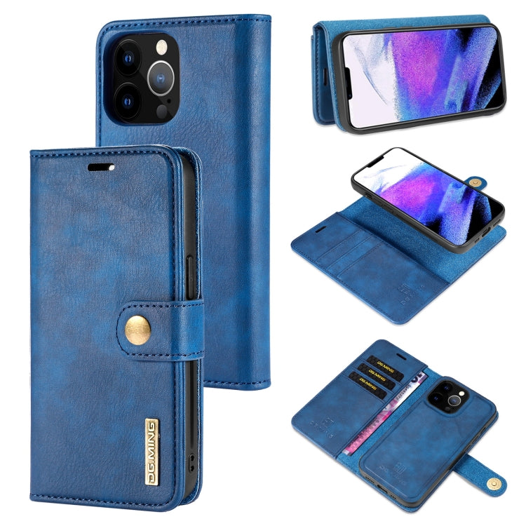 DG.MING Crazy Horse Texture Flip Funda de cuero magnética desmontable con soporte, ranuras para tarjetas y billetera, para iPhone 13 mini, para iPhone 13, para iPhone 13 Pro, para iPhone 13 Pro Max DG.MING Crazy Horse Texture Flip Funda de cuero magnética desmontable con soporte, ranuras para tarjetas y billetera, para iPhone 13 mini, para iPhone 13, para iPhone 13 Pro, para iPhone 13 Pro Max