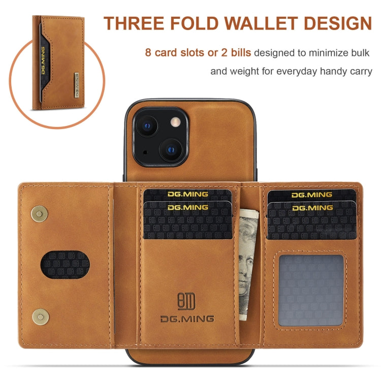 DG.MING M2 Series 3-Fold Card Bag + Magnetic Shockproof Case with Wallet & Holder Function, For iPhone 13 mini, For iPhone 13, For iPhone 13 Pro, For iPhone 13 Pro Max DG.MING M2 Series 3-Fold Card Bag + Magnetic Shockproof Case with Wallet & Holder Function, For iPhone 13 mini, For iPhone 13, For iPhone 13 Pro, For iPhone 13 Pro Max