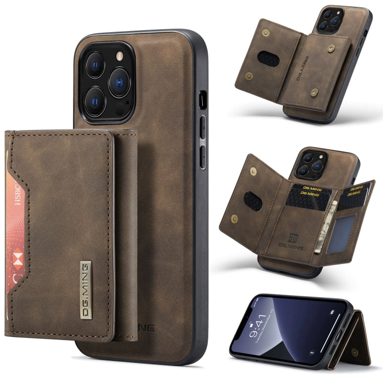 DG.MING M2 Series 3-Fold Card Bag + Magnetic Shockproof Case with Wallet & Holder Function, For iPhone 13 mini, For iPhone 13, For iPhone 13 Pro, For iPhone 13 Pro Max DG.MING M2 Series 3-Fold Card Bag + Magnetic Shockproof Case with Wallet & Holder Function, For iPhone 13 mini, For iPhone 13, For iPhone 13 Pro, For iPhone 13 Pro Max