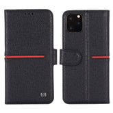 GEBEI Top-grain Leather Horizontal Flip Protective Case with Holder & Card Slots & Wallet & Photo Frame, For iPhone 11, For iPhone 11 Pro, For iPhone 11 Pro Max, For iPhone XS / X, For iPhone XR, For iPhone XS Max