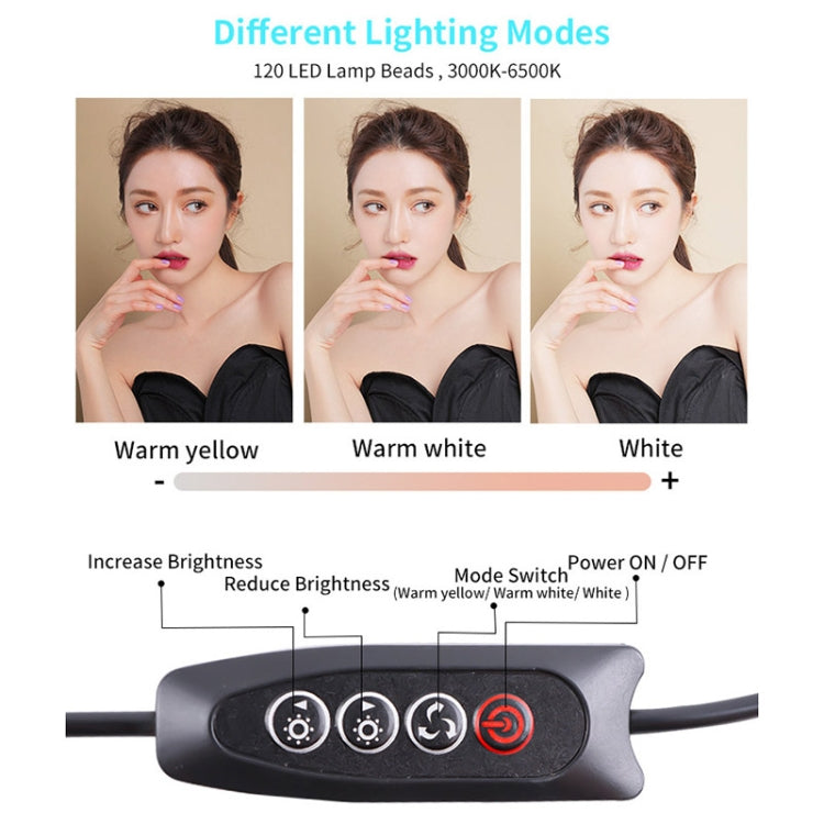 JSK-B1 USB Portable Ten-level Brightness Adjustable Live Conference Desktop LED Fill Light, Color Temperature: 3000-6500K JSK-B1 USB Portable Ten-level Brightness Adjustable Live Conference Desktop LED Fill Light, Color Temperature: 3000-6500K