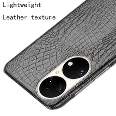 Shockproof Crocodile Texture PC + PU Case, For Huawei P50