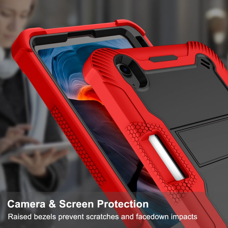 Funda protectora a prueba de golpes de silicona y PC con soporte para iPad mini 2024/mini 6 Funda protectora a prueba de golpes de silicona y PC con soporte para iPad mini 2024/mini 6