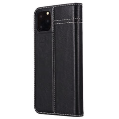 GEBEI Top-grain Leather Horizontal Flip Protective Case with Holder & Card Slots, For iPhone 11, For iPhone 11 Pro, For iPhone 11 Pro Max, For iPhone XS / X, For iPhone XR