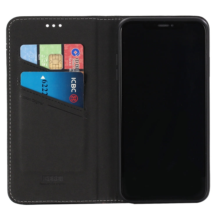 Funda protectora con tapa horizontal de cuero de grano superior de GEBEI con soporte y ranuras para tarjetas, para Galaxy Note 10, para Galaxy Note 10+ Funda protectora con tapa horizontal de cuero de grano superior de GEBEI con soporte y ranuras para tarjetas, para Galaxy Note 10, para Galaxy Note 10+