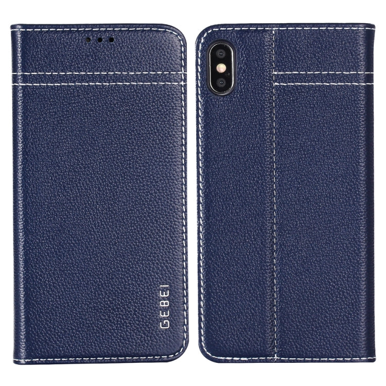 Funda protectora con tapa horizontal de cuero de grano superior de GEBEI con soporte y ranuras para tarjetas, para Galaxy Note 10, para Galaxy Note 10+ Funda protectora con tapa horizontal de cuero de grano superior de GEBEI con soporte y ranuras para tarjetas, para Galaxy Note 10, para Galaxy Note 10+