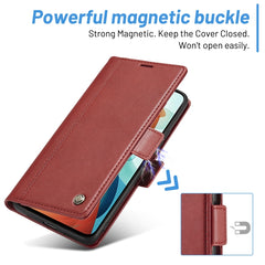 LC.IMEEKE Magnetic Buckle PU + TPU Horizontal Flip Leather Case with Holder & Card Slots & Wallet, For Xiaomi Redmi Note 10 Pro/Note 10 Pro Max