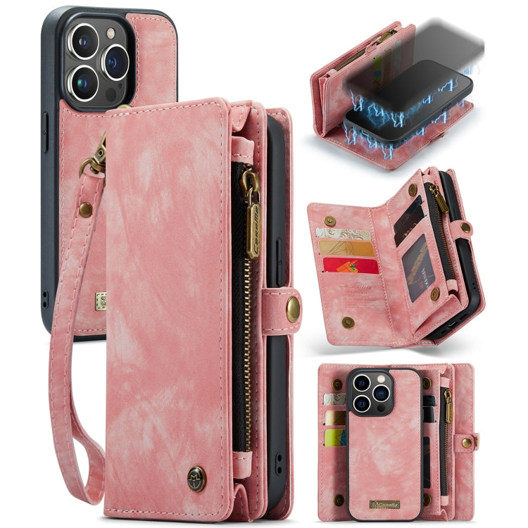 CaseMe-008 Abnehmbare multifunktionale horizontale Flip-Ledertasche mit Kartenfach & Halter & Reißverschluss-Geldbörse & Bilderrahmen, für iPhone 13 Pro Max, für iPhone 13 Pro, für iPhone 13 mini, für iPhone 13 CaseMe-008 Abnehmbare multifunktionale horizontale Flip-Ledertasche mit Kartenfach & Halter & Reißverschluss-Geldbörse & Bilderrahmen, für iPhone 13 Pro Max, für iPhone 13 Pro, für iPhone 13 mini, für iPhone 13