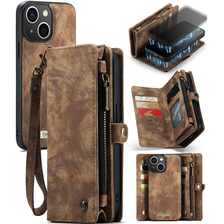 CaseMe-008 Abnehmbare multifunktionale horizontale Flip-Ledertasche mit Kartenfach & Halter & Reißverschluss-Geldbörse & Bilderrahmen, für iPhone 13 Pro Max, für iPhone 13 Pro, für iPhone 13 mini, für iPhone 13 CaseMe-008 Abnehmbare multifunktionale horizontale Flip-Ledertasche mit Kartenfach & Halter & Reißverschluss-Geldbörse & Bilderrahmen, für iPhone 13 Pro Max, für iPhone 13 Pro, für iPhone 13 mini, für iPhone 13