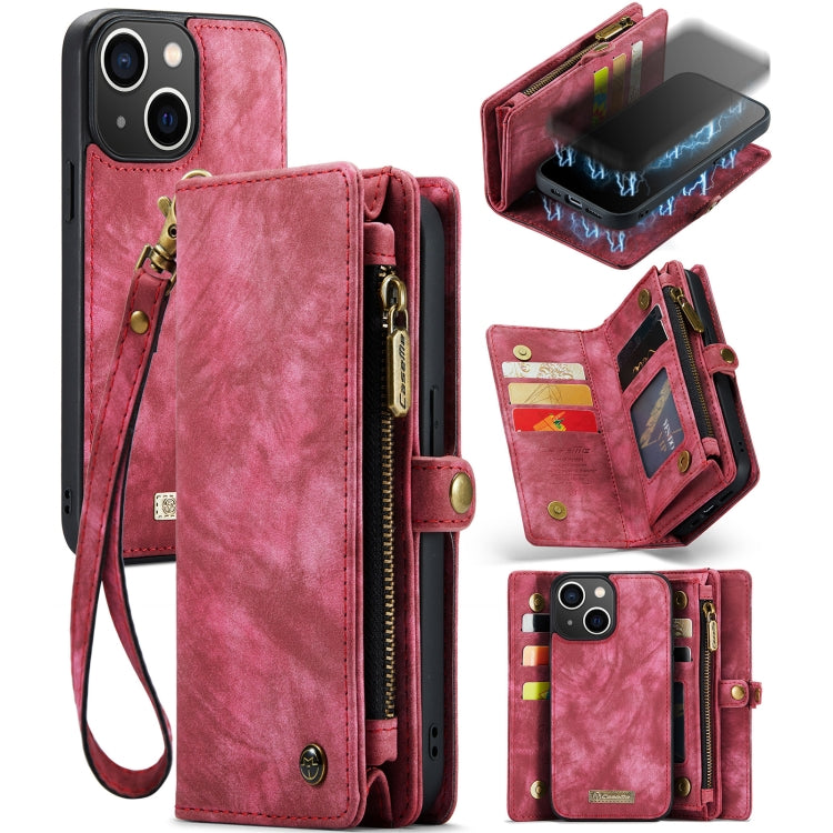 CaseMe-008 Abnehmbare multifunktionale horizontale Flip-Ledertasche mit Kartenfach & Halter & Reißverschluss-Geldbörse & Bilderrahmen, für iPhone 13 Pro Max, für iPhone 13 Pro, für iPhone 13 mini, für iPhone 13 CaseMe-008 Abnehmbare multifunktionale horizontale Flip-Ledertasche mit Kartenfach & Halter & Reißverschluss-Geldbörse & Bilderrahmen, für iPhone 13 Pro Max, für iPhone 13 Pro, für iPhone 13 mini, für iPhone 13