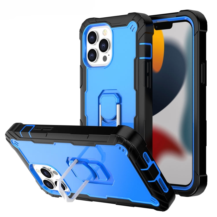 PC + Rubber 3-layers Shockproof Protective Case with Rotating Holder, For iPhone 13 Pro, For iPhone 13 Pro Max PC + Rubber 3-layers Shockproof Protective Case with Rotating Holder, For iPhone 13 Pro, For iPhone 13 Pro Max