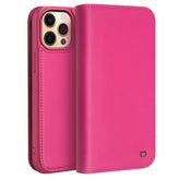 QIALINO - Funda de cuero con tapa horizontal para negocios con soporte, ranuras para tarjetas y billetera, para iPhone 13 Pro, para iPhone 13 Pro Max, para iPhone 13, para iPhone 13 mini