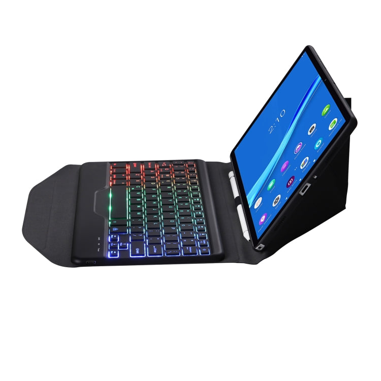 BM10S Backlight Edition Diamond Texture Detachable Bluetooth Keyboard Leather Case with Pen Slot & Triangular Back Support BM10S Backlight Edition Diamond Texture Detachable Bluetooth Keyboard Leather Case with Pen Slot & Triangular Back Support