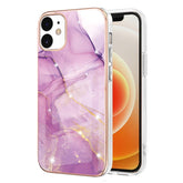 Galvanisiertes Marmormuster, beidseitige stoßfeste IMD-TPU-Hülle, für iPhone 12/12 Pro, für iPhone 12 Pro Max, für iPhone 11, für iPhone 11 Pro, für iPhone 11 Pro Max