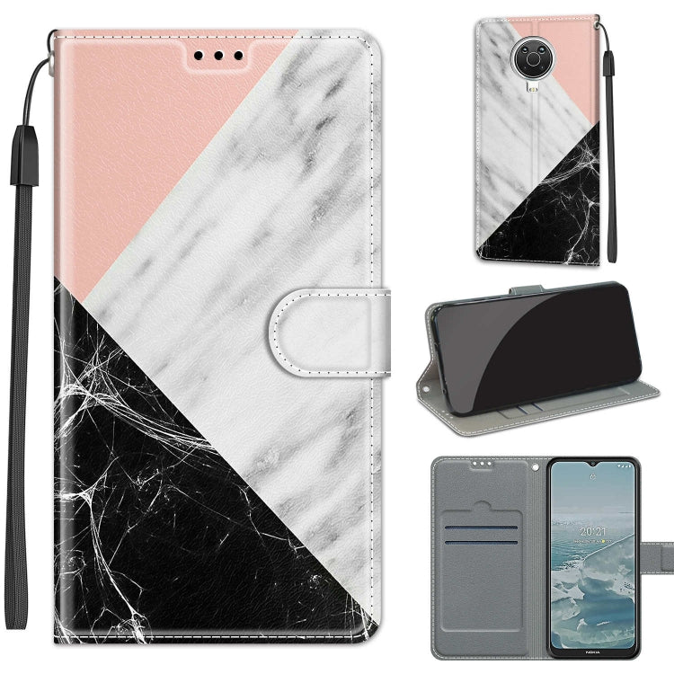 Estuche de cuero PU con tapa horizontal, cierre magnético, dibujo en color de voltaje, con soporte y ranuras para tarjetas, para Nokia G20/G10/6.3 Estuche de cuero PU con tapa horizontal, cierre magnético, dibujo en color de voltaje, con soporte y ranuras para tarjetas, para Nokia G20/G10/6.3