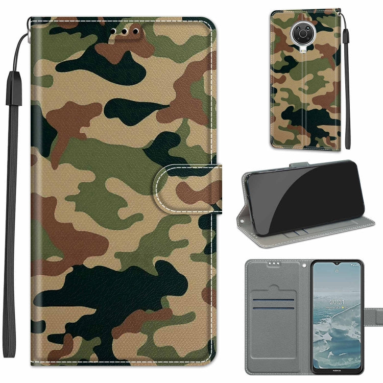 Estuche de cuero PU con tapa horizontal, cierre magnético, dibujo en color de voltaje, con soporte y ranuras para tarjetas, para Nokia G20/G10/6.3 Estuche de cuero PU con tapa horizontal, cierre magnético, dibujo en color de voltaje, con soporte y ranuras para tarjetas, para Nokia G20/G10/6.3