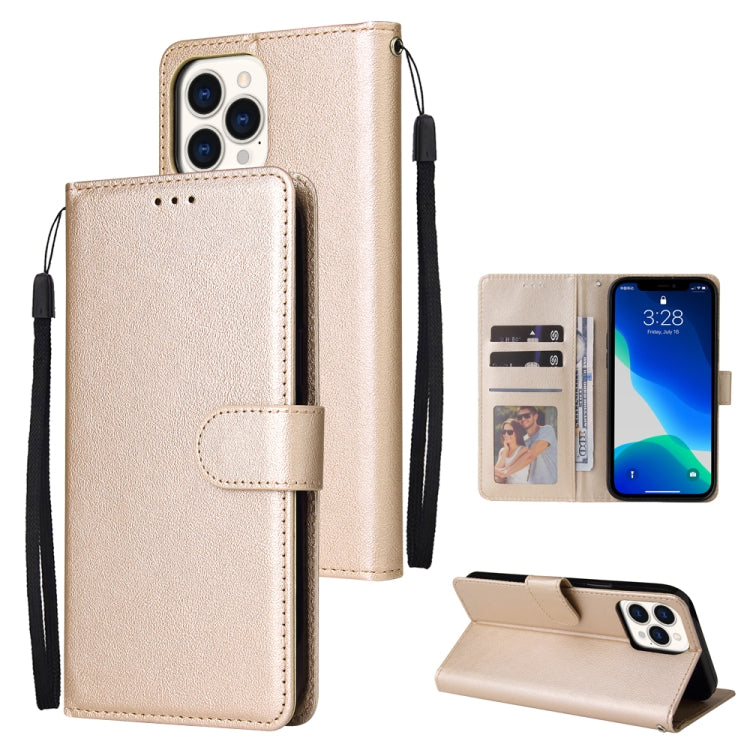 Multifunctional Horizontal Flip Leather Case, with Three Card Slot & Holder & Double Zip Wallett & Photo Frame & Lanyard, For iPhone 13 Pro Max Multifunctional Horizontal Flip Leather Case, with Three Card Slot & Holder & Double Zip Wallett & Photo Frame & Lanyard, For iPhone 13 Pro Max