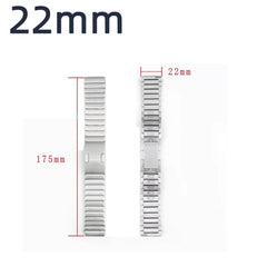 22mm Self-demolition Stainless Steel Metal Replacement Watchband