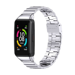 MIJOBS Bamboo Joint Stainless Steel Metal Buckle Replacement Strap Watchband