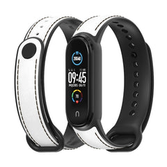 MIJOBS TPU + Leather Replacement Strap Watchband