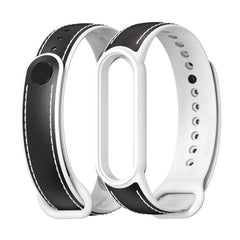 MIJOBS TPU + Leather Replacement Strap Watchband