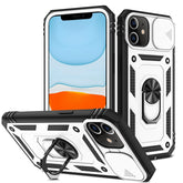 Verschiebbare Kameraabdeckung aus TPU und PC, mit 360 Grad drehbarem Halter und Kartensteckplatz, für iPhone 12 mini, für iPhone 12/12 Pro, für iPhone 12 Pro Max, für iPhone 11