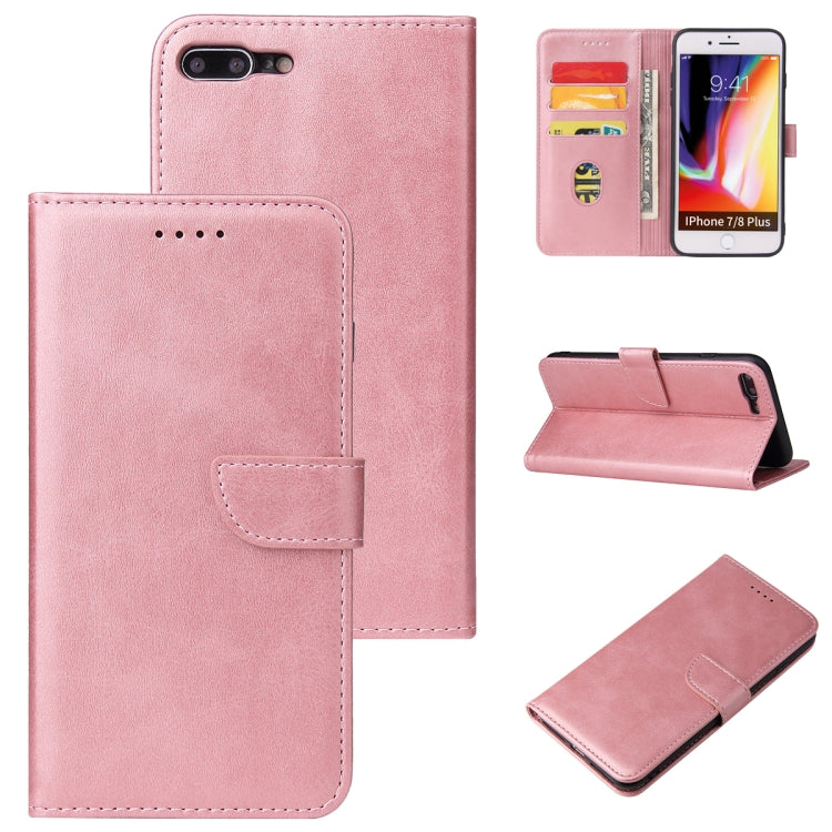 Horizontale Klapphülle aus Leder mit Schnalle und Kalbslederstruktur, mit Halterung, Kartenfächern und Geldbörse, für iPhone 8 Plus und 7 Plus, für iPhone 6 Plus und 6s Plus, für iPhone 6 und 6s Horizontale Klapphülle aus Leder mit Schnalle und Kalbslederstruktur, mit Halterung, Kartenfächern und Geldbörse, für iPhone 8 Plus und 7 Plus, für iPhone 6 Plus und 6s Plus, für iPhone 6 und 6s