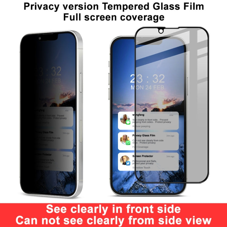 Película protectora de vidrio templado antiespía de pantalla completa IMAK HD, para iPhone 13 mini, para iPhone 13/13 Pro, para iPhone 13 Pro Max Película protectora de vidrio templado antiespía de pantalla completa IMAK HD, para iPhone 13 mini, para iPhone 13/13 Pro, para iPhone 13 Pro Max