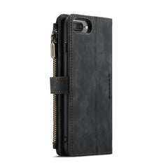 CaseMe-C30 PU + TPU Multifunctional Horizontal Flip Leather Case with Holder & Card Slot & Wallet & Zipper Pocket