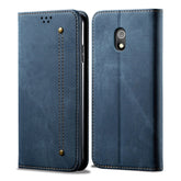 Denim Texture Casual Style Horizontal Flip Leather Case with Holder & Card Slots & Wallet, For Xiaomi Redmi 8A, For Galaxy A10s, For Xiaomi Mi 9