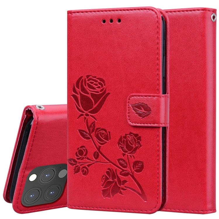 Rose Embossed Horizontal Flip PU Leather Case with Holder & Card Slots & Wallet Rose Embossed Horizontal Flip PU Leather Case with Holder & Card Slots & Wallet