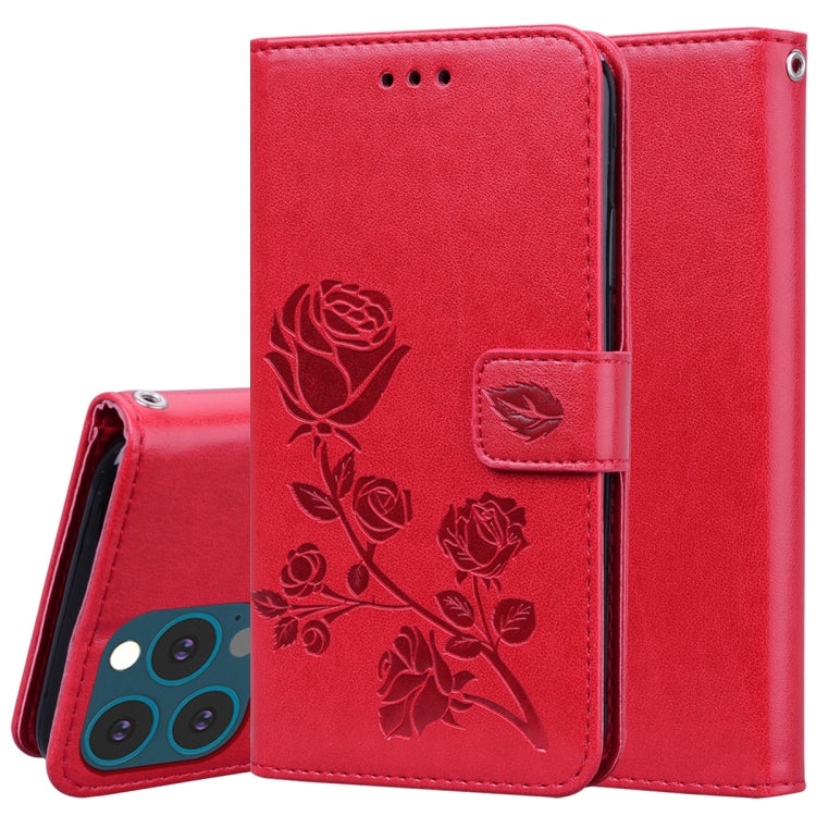 Rose Embossed Horizontal Flip PU Leather Case with Holder & Card Slots & Wallet Rose Embossed Horizontal Flip PU Leather Case with Holder & Card Slots & Wallet