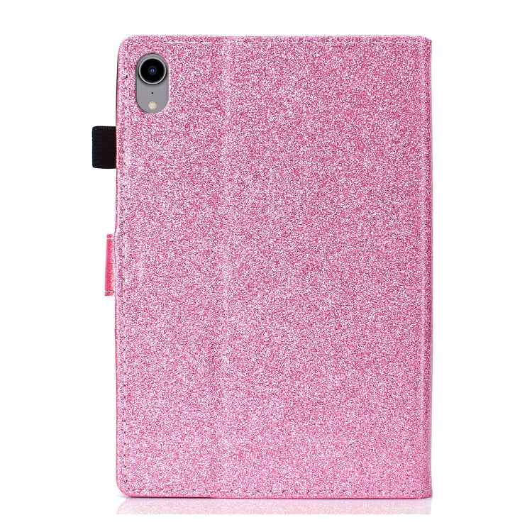 Estuche de cuero con tapa horizontal y diseño de purpurina brillante con ranura para tarjetas y función de suspensión/activación para iPad mini 2024/mini 6 Estuche de cuero con tapa horizontal y diseño de purpurina brillante con ranura para tarjetas y función de suspensión/activación para iPad mini 2024/mini 6